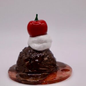 Chocolate Ice Cream Scoop Topper!