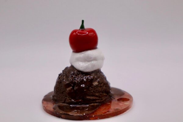 Chocolate Ice Cream Scoop Topper!